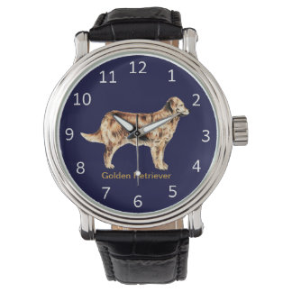 Anpassade Golden Retriever Hund Wrist Watch Armbandsur