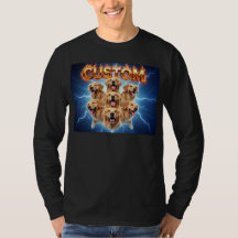 Anpassade Golden Retrievers Kosmisk Blixtdesign