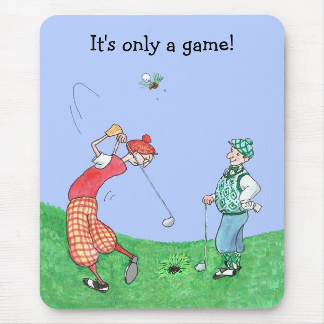Anpassade Golf Mousepad Musmatta (Framsidan)