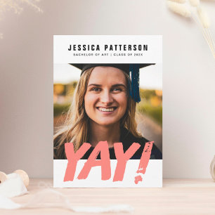 anpassade GRAD "YAY!"-examen Meddelande