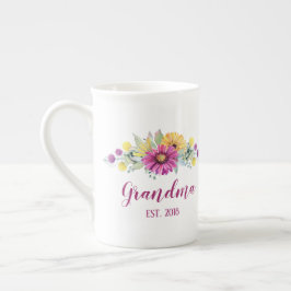ANPASSADE Grandma, Mamaw, Grams osv... Benporslin Mugg