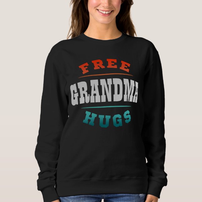 Anpassade Gratis Farmor Kramar Personlig Text T Shirt (Framsida)