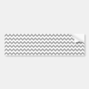 Anpassade Grått Zigzag Mönster Bildekal