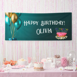 Anpassade Grattis på födelsedagen-banderoll 1