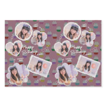 Anpassade Grattis på födelsedagen Cupkaka Photo Co