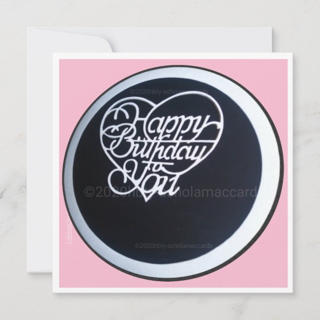 Anpassade Grattis på födelsedagen till dig och Her (Framsida)