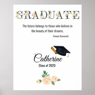 ANPASSADE Grattis Studenten Poster