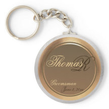 Anpassade Groomsman KeepsakKeychain