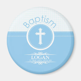 Anpassade, Guds Baptism - Blåbarn Magnet