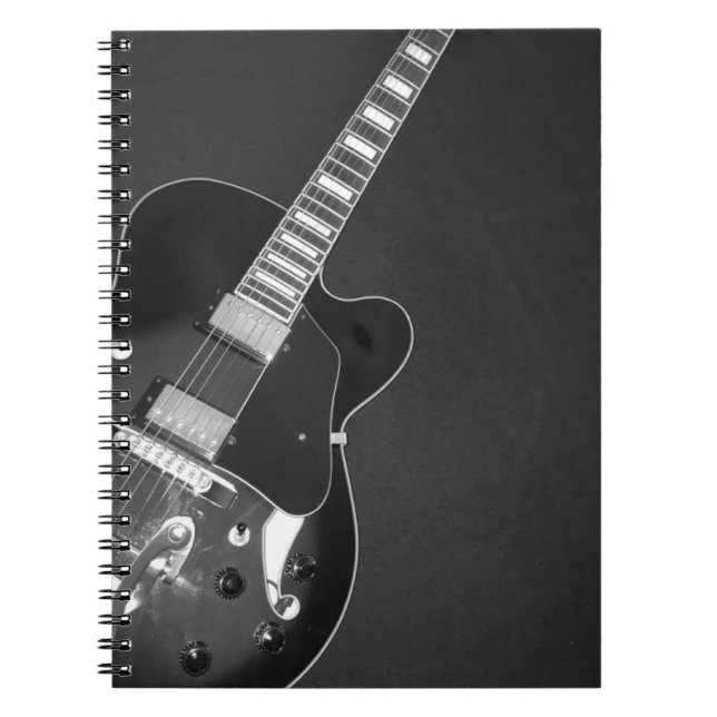 Anpassade Guitar-anteckningsbok Anteckningsbok (Framsidan)