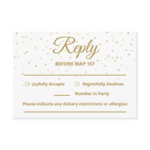 Anpassade Guld Hearts-Bröllop OSA