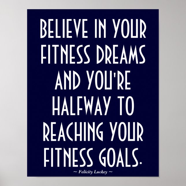 Anpassade Gym Poster 40 (Framsidan)
