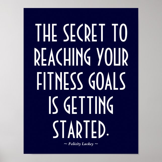 Anpassade Gym Poster 43 (Framsidan)