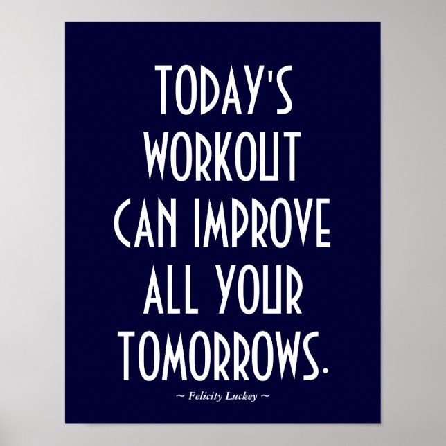 Anpassade Gym Poster 48 (Framsidan)