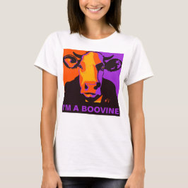 Anpassade! Halloween Boovine Pop Art Cow Tshirt T Shirt