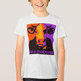 Anpassade! Halloween Boovine Pop Art Cow Tshirt T Shirt