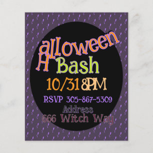 Anpassade Halloween Flyer