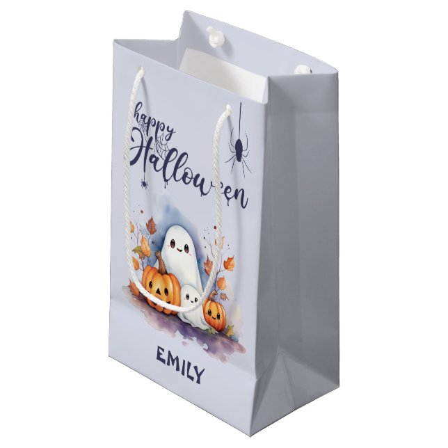 Anpassade Halloween Small Bus eller godis Bag (Framsidan Vinklad)