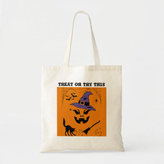 Anpassade Halloween Treat Bag Tygkasse