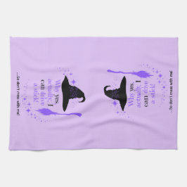 Anpassade Halloween Witch Hat Kitchen Towel Kökshandduk