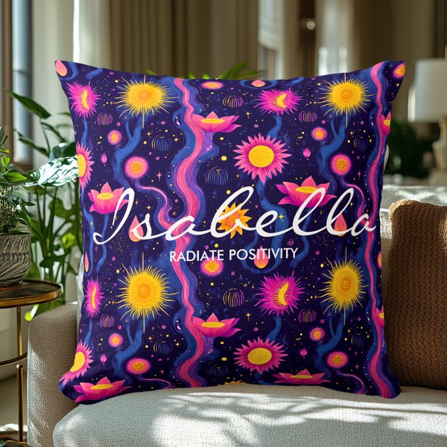 Anpassade Hälsa Pillow med konstnärlig Blommigt Kudde (Skapare uppladdad)