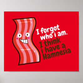Anpassade Hamnesia T-Shirt Poster