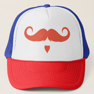 Anpassade Handlebar Mustache Keps