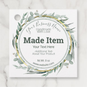 Anpassade Handmade Hobby Craft DIY Business Gåvor Etiketter