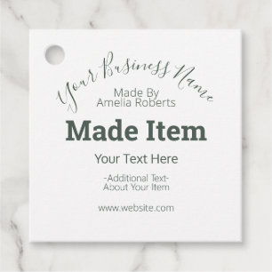Anpassade Handmade Hobby Craft DIY Business Gåvor Etiketter