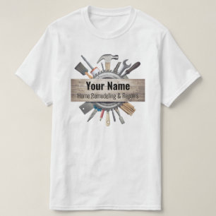 Anpassade handyman-leverantör verktyg t shirt