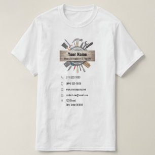 Anpassade handyman-leverantör verktyg t shirt