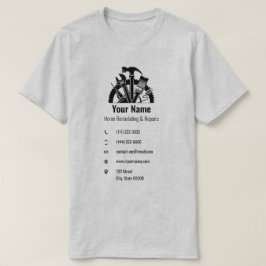 Anpassade handyman verktyg t shirt