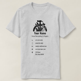 Anpassade handyman verktyg t shirt