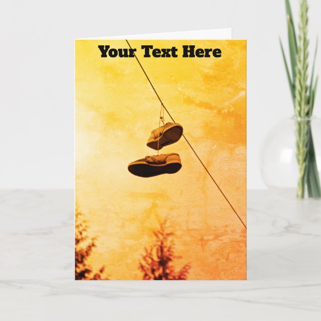 Anpassade hängskor kort (Framsida)