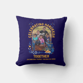 Anpassade HANUKKAH FAMILY REUNION Souvenir Kudde