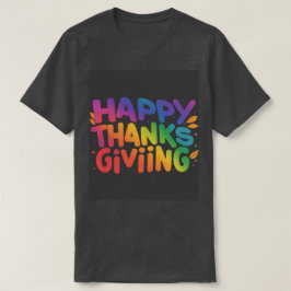 Anpassade Happy thanksgiving Day T-Shirt