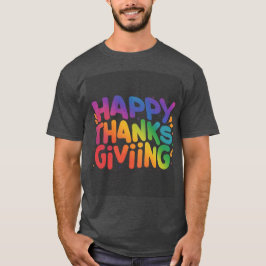 Anpassade Happy thanksgiving Day T-Shirt