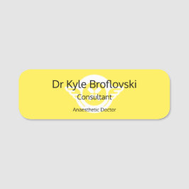 Anpassade Hej min namn är dr Dr. Namnbricka