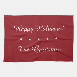 Anpassade Helgdagar handduk Kökshandduk