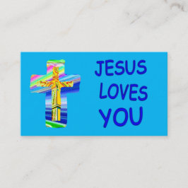 Anpassade Heliga Kor Jesus Kärlek You Visitkort