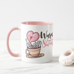 Anpassade Hjärtkaffe Aroma Tecknad Mugg