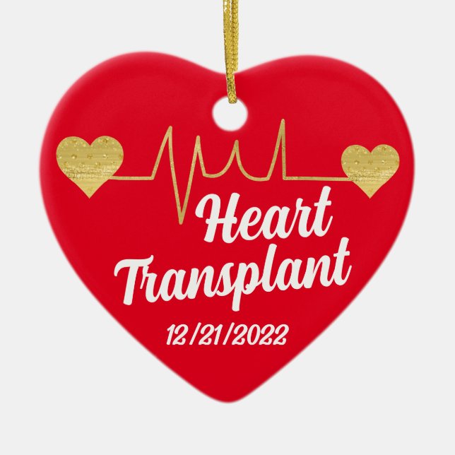 Anpassade Hjärttransplantation Ornament (Framsidan)