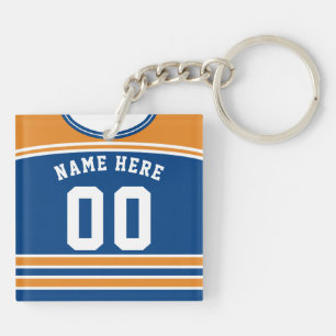 Anpassade Hockey Jersey Nyckelring, Lacrosse