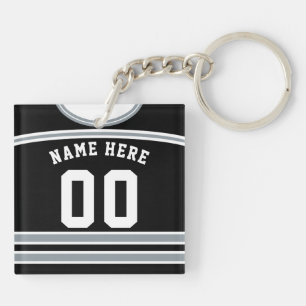 Anpassade Hockey Jersey Nyckelring, Lacrosse