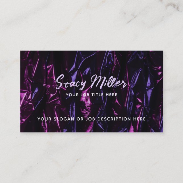 Anpassade Holografiska Affärskort Visitkort (Framsida)