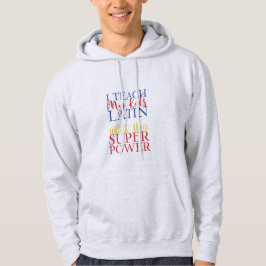 ANPASSADE Homeschool Latin Superassistance Sweatshirt Med Luva