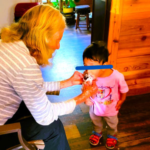 Anpassade Hooking on Grandma / Grandpa T Shirt