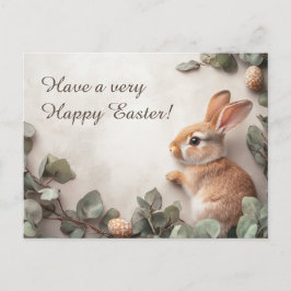 Anpassade 🐇 Hoppy Påsk Delight Helg Vykort
