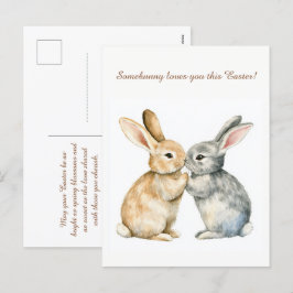 Anpassade 🐇 Hoppy Påsk Delight Helg Vykort