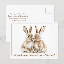 Anpassade 🐇 Hoppy Påsk Delight Helg Vykort